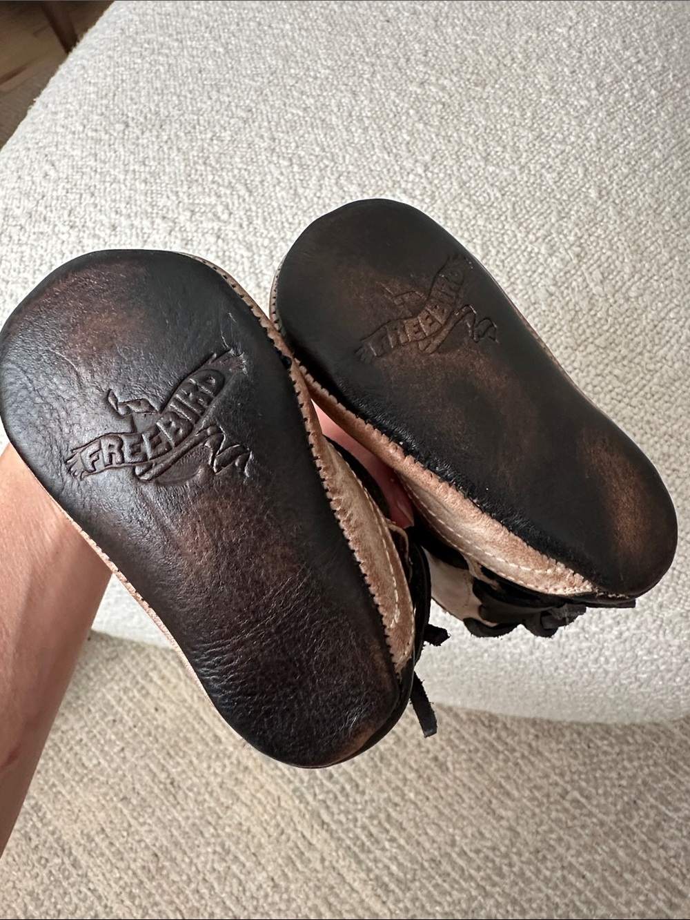 Freebird Baby Booties - Picture 3 of 3